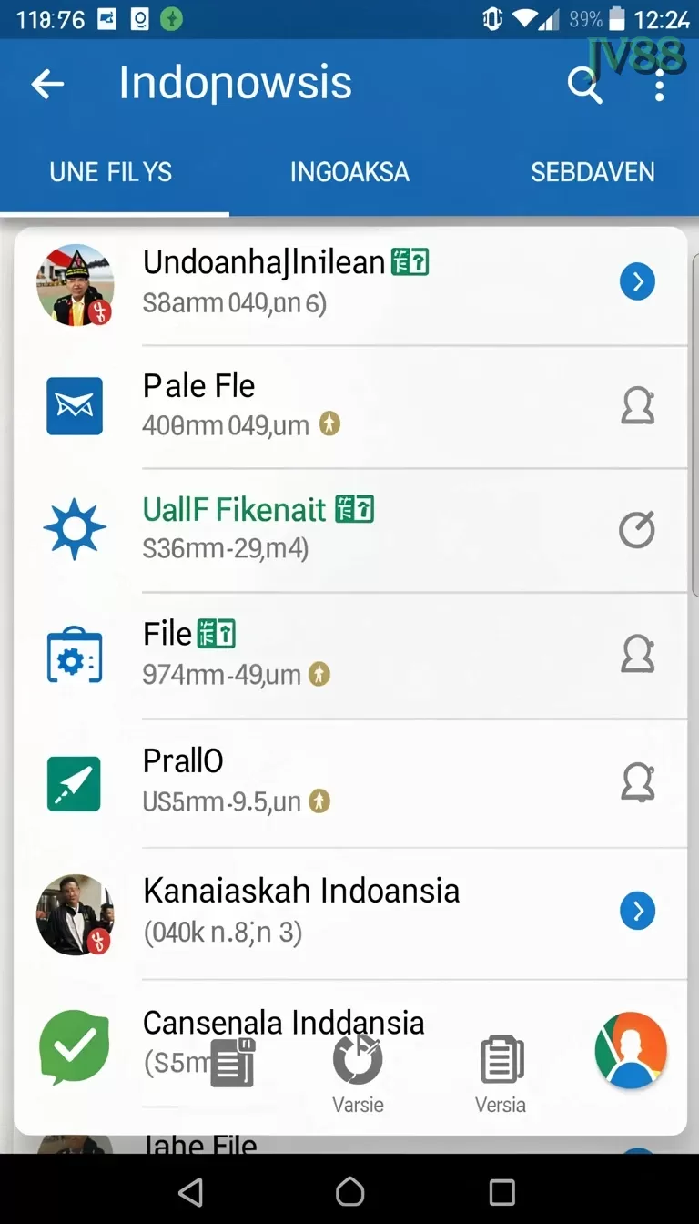 Cuplikan layar AJAIB88 — menu navigasi