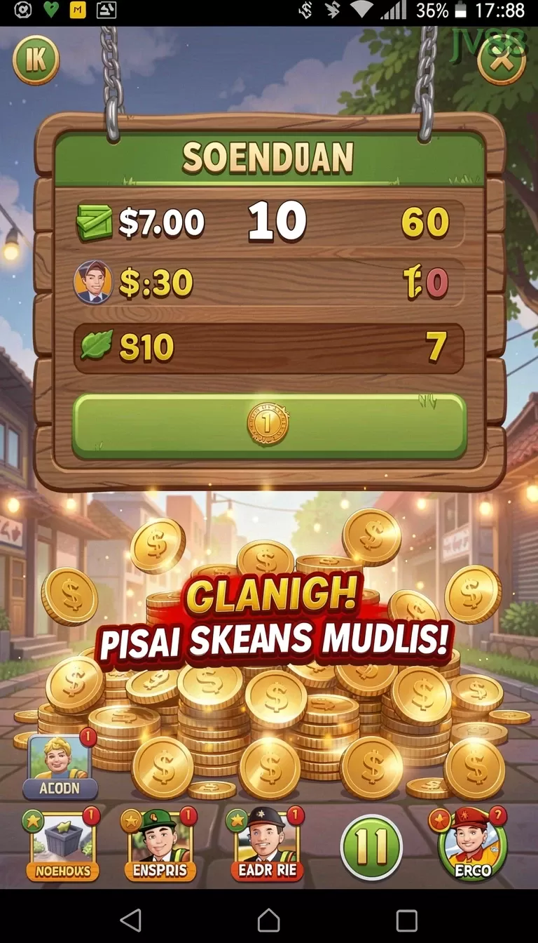 Cuplikan layar CMTOTO — menu navigasi